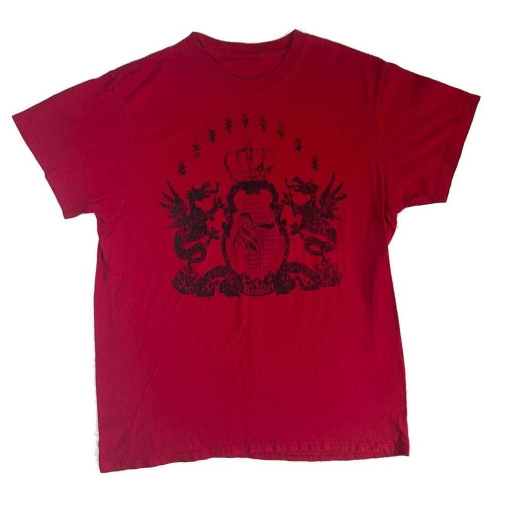 Resister Apparel Co. Red Graphic Crest T-Shirt